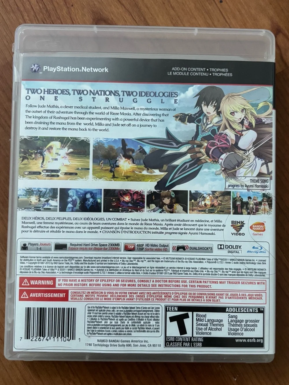 Tales of Xillia PS3 game